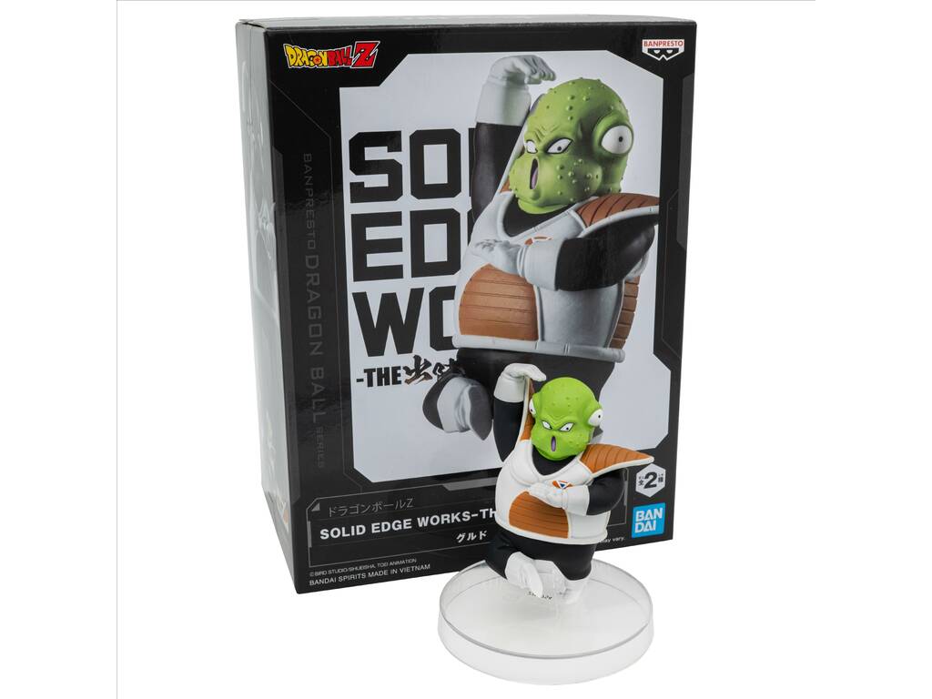 dragon ball z gurdo figure solid edge works banpresto originale giapponese