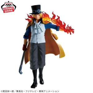 one piece – sabo figure the departure logia | banpresto originale nuovo